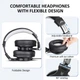 Игровые стерео наушники OneOdio A71D Black проводные наушники с микрофоном и шумоподавлением Наушники для стриминга Чёрный. - изображение 7