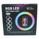 Кольцевая LED RGB лампа 30 см MJ30 с держателем для телефона селфи кольцо для блогера СО ШТАТИВОМ - изображение 7