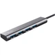 Концентратор Halyx Type-C to 4-Port USB-A 3.2 Grey Trust (24948_TRUST) - зображення 5