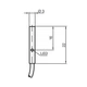 Индуктивный датчик Ø 3mm (Diameter), Sn = 0.6mm, NPN/NO, кабель 2m, NBB0,6-3M22-E0 Pepperl+Fuchs - изображение 2