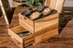 Деревянная шкатулка с ящиком для наручных часов на 4 ячейки от ecoWalnut Коричневый 141х180x149 мм - 118х153х50 мм - изображение 5