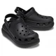 Сабо на высокой платформе Crocs Classic Crush Clog 37 р 23.2-24 см Черные 207521-M5/W7 Black - изображение 6