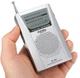 Радіоприймач Indin BC-R60 - FM\AM, мініатюрне радіо на батарейках, туристичне радіо, 95х58х20 мм, сірий - зображення 1