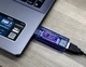 USB Тестер Keweisi KWS-V20 с нагрузкой USB 1А/2А амперметр вольтметр измеритель емкости аккумулятора, юзб тестер, 72х13,5х23 мм, синий - изображение 6