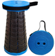 Складной телескопический стул для рыбалки пикника Telescopic stool Голубой - изображение 1