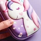 Детский школьный пенал Единорог Unicorn Dance 3D для девочек розовый органайзер на 3 отделения - изображение 6