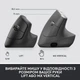 Мишка Logitech Lift Vertical Ergonomic Wireless/Bluetooth for Business Graphite (910-006494) (170198) - зображення 7