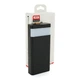 PowerBank XO-PR1129 20000mAh,flashlight,Input:(Micro,Type-C), Output:(2хUSB,Type-C), QC22.5W/PD20W, plastic, Black - зображення 2