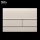 TECEsquare II Панель подвійного змиву для унітазу, лицева панель і клавіші скляні, пісочно-бежевий матовий (9240827) TM TECE - зображення 1