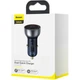 АЗУ Baseus Particular Digital Display QC+PPS Dual Quick Charger Car Charger 65W tarnish CCKX-C0A - изображение 6