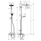 Душевая система с термостатом HANSGROHE CROMETTA S 27320000 - изображение 2