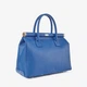 Сумка женская кожаная саквояж средняя Regina Notte Travel bag 3201 Синий - изображение 3