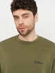 Свитшот мужской Jack Wolfskin Essential Crewneck M 1710212-4550 XXL Серый с оливковым (4064993555325) - изображение 4