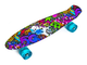 Скейт Penny Board "Graffiti Violet" со светящимися PU колёсами. Multicolor (367562131) - изображение 1