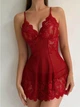 Fashions • Пеньюар женский Virginie Fashions L-XL красный (16/49-со) - изображение 3
