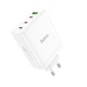 Сетевое Зарядное Устройство Hoco N31 Leader GAN Type-C PD 100W / USB QC 22.5W, White - изображение 2