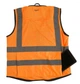 Жилет безопасности сигнальный светоотражающий Milwaukee Premium L/XL Оранжевый (4058546297985) - изображение 3
