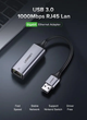 Внешняя сетевая карта / Сетевой адаптер Ugreen CM209 USB 3.0 Gigabit Ethernet (50922/15736) - изображение 2