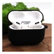Матовий чохол Silicone Case для AirPods Pro Original Assembly Black - зображення 2