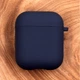 Матовый чехол Silicone Case для AirPods Original Assembly Navy Storm - изображение 1
