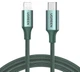 Кабель Ugreen US304/80564 USB Type-C-Lightning 1м Зеленый - изображение 1