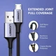 Кабель Ugreen US290/60146 USB - microUSB 1м Чорний - зображення 2
