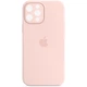 Чехол Silicone Case Full Camera Protective (AA) для Apple iPhone 14 Pro Max (6.7") Розовый / Chalk Pink Без бренда - изображение 2
