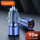 Автомобильное зарядное устройство Toocki 95W USB C Быстрая зарядка QC 4,0 Type C PD - изображение 1