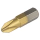 Биты PH2×25мм ¼" 10шт S2 TIN (блистер) ULTRA (4014152) - изображение 5