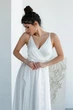 Белое платье миди на свадьбу FashionYouWant M/L белый 43425449 - изображение 2