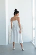 Белое платье миди на свадьбу FashionYouWant M/L белый 43425449 - изображение 5