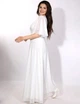 Вечірня довга біла сукня FashionYouWant XXXL/XXXXL білий 43247558 - зображення 3