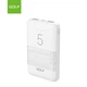 УМБ Golf G95-C 5000mAh 2USB+Type-C+microUSB Candy Power Bank white(6959072723277) - изображение 2