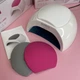 Лампа для маникюра SunUv SUN 2C original 48вт с тремя сменными накладками, с кварцевыми диодами 2 поколения, бело-розовая - изображение 4