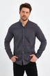 Сорочка джинсова стійка Trend Collection 18307-2 Темно-сірий (KOYU GRI) L - зображення 7