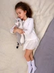 Игрушка плюшевая обнимашка Кот батон 50 см MY KIGU Серый (9008) - изображение 2
