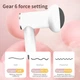 Ручной мышечный массажёр аккумуляторный Fascial Gun Vibro Head расслабляющий массажный пистолет антицеллюлитный, 5 насадок White - изображение 6