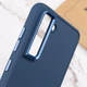 TPU чохол Bonbon Metal Style для Samsung Galaxy S23+ Синій / Cosmos blue - изображение 5
