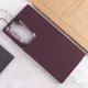 Чехол TPU Bonbon Metal Style для Samsung Galaxy S24 Ultra (Самсунг галакси S24 ультра ) Бордовый / Plum - изображение 3