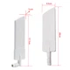 Антена WiFi 5G 4G LTE GSM 12 dBi 600-5800 MHz SMA Male для роутерів, модемів, репітерів, універсальна, біла - зображення 5