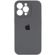 Чохол Silicone Case Full Camera Protective (AA) Apple iPhone 14 Pro Max (6.7") Сірий / Dark Gray Без бренду - зображення 3