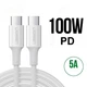 Кабель Ugreen US300/60551 USB Type-C - USB Type-C 1м Белый - изображение 2