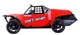 Радиоуправляемая модель Багги 1:10 Himoto Dirt Whip E10DBL Brushless (красный) (E10DBLr) - зображення 3
