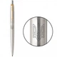 Ручка кулькова Parker JOTTER Stainless Steel GT BP Trident прозора 16032_T010b - зображення 1