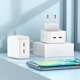Сетевое зарядное устройство с быстрой зарядкой + кабель Type-C BOROFONE BA76A |2Type-C/PD35W| Белый - изображение 9