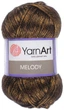 Пряжа YarnArt melody(мелоді) 886 коричневий - зображення 1