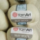 Турецкая зимняя пряжа для вязания YarnArt Silky Wool (силки вул) шерсть с шелком 330 - изображение 2