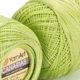 Турецкая пряжа для вязания YarnArt Canarias (канариус) тонкий ирис 5352 зеленое яблоко - изображение 2