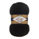 Пряжа для ручного вязания Alize ANGORA REAL 40 (Alize ангора реал 40) 60 черный - изображение 1