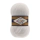 Пряжа для ручного вязания Alize ANGORA REAL 40 (Alize ангора реал 40) 55 белый - изображение 1